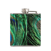 孔雀フェザーラッキー フラスク (裏面)