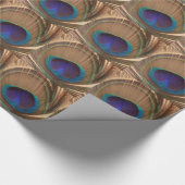 孔雀フェザーラッピング紙 ラッピングペーパー (角)