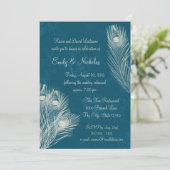 孔雀フェザーリハーサルディナー 招待状 (スタンド正面)