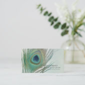 孔雀フェザーBoho水色友人を参照 紹介カード (スタンド正面)