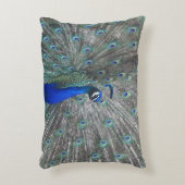 孔雀フォトアクセントピロー アクセントクッション (正面(垂直))