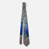 孔雀フォトネックタイ ネクタイ (裏面)