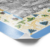 孔雀フルーツアートテンプレートフレームあなたの写真 フォトプリント            (角)