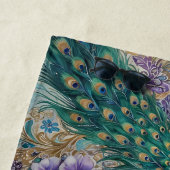 孔雀フローラ水色 ビーチタオル (インサイチュ)