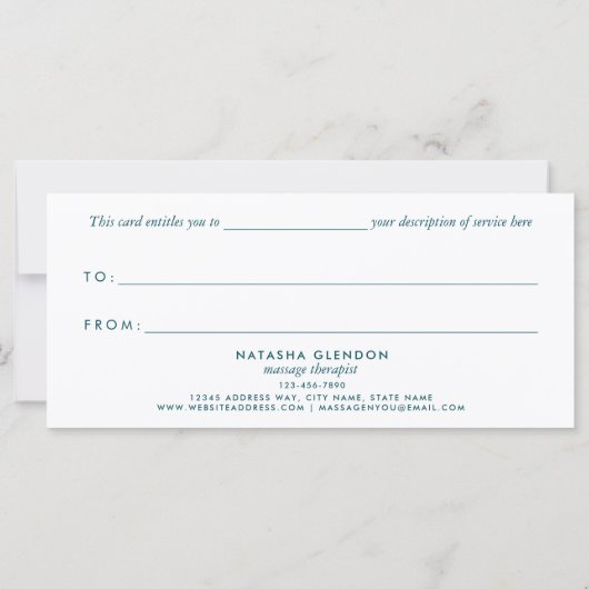 孔雀ブルー禅マンダラギフト証明書新 (裏面)