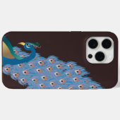 孔雀プリントされた電話ケース Case-Mate iPhoneケース (裏面 (横))