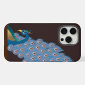 孔雀プリントiPhoneケース iPhoneケース (裏面横)