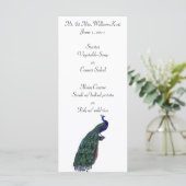 孔雀プルーム結婚式レセプションメニュー メニュー (スタンド正面)