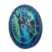 孔雀プロファイルの規制 ダーツボード (正面右)