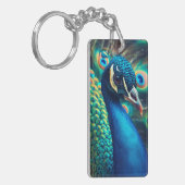 孔雀プロファイル キーホルダー (正面左)