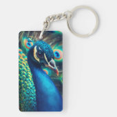 孔雀プロファイル キーホルダー (裏面)