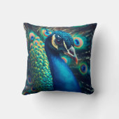 孔雀プロファイル クッション (裏面)