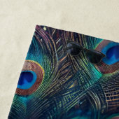 孔雀プロファイル ビーチタオル (インサイチュ)