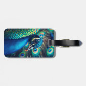 孔雀プロファイル ラゲッジタグ (裏面横)