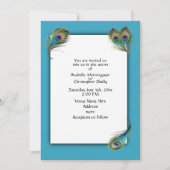 孔雀プロファイル 招待状 (正面)