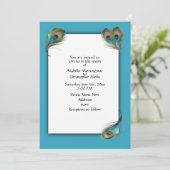 孔雀プロファイル 招待状 (スタンド正面)