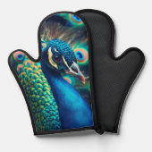 孔雀プロファイル 鍋つかみ (正面/裏面)