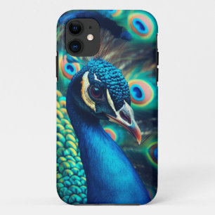 孔雀プロファイル iPhone 11 ケース