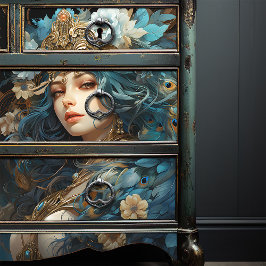 孔雀ヘアドスアールヌーボーの女神 薄葉紙