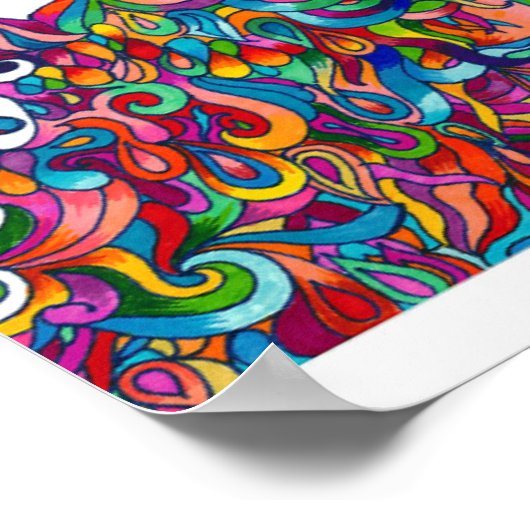 孔雀ポスター ポスター (角)