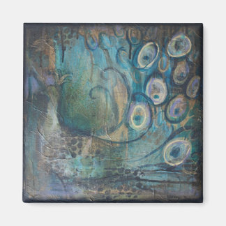 孔雀マグネット マグネット