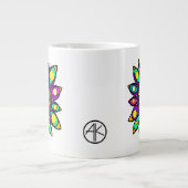 孔雀マンダラ ジャンボコーヒーマグカップ (正面)