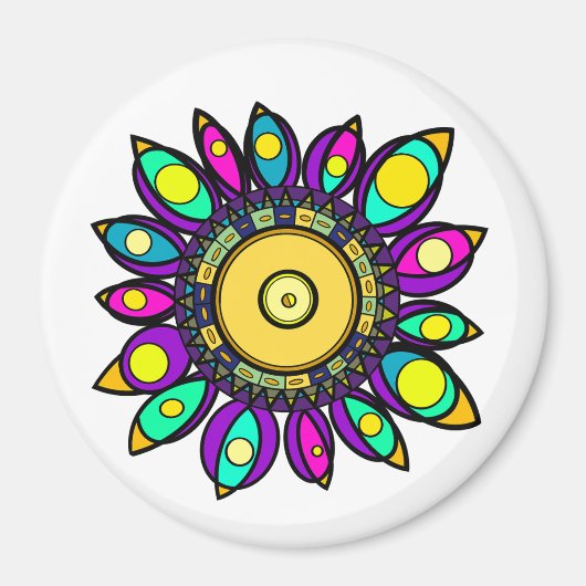 孔雀マンダラ マグネット (正面)