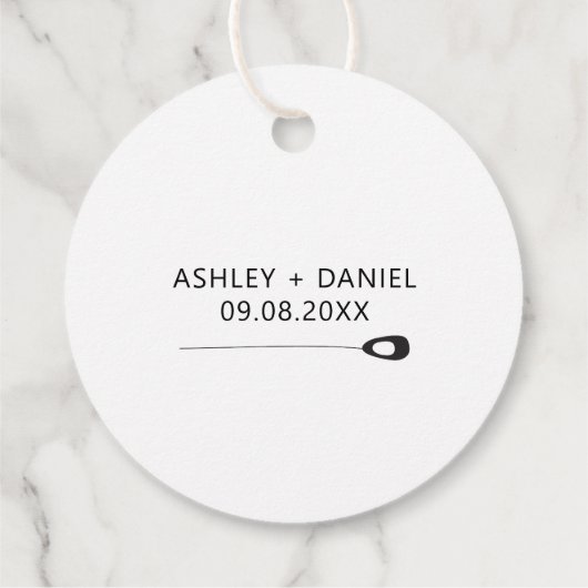 孔雀モダン羽ありがとうギフトラベル フェイバータグ (裏面)