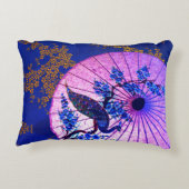 孔雀ヨモギさくらんぼ アクセントクッション (裏面)