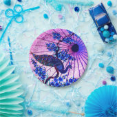 孔雀ヨモギさくらんぼ ペーパープレート (パーティー)