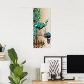 孔雀ローアリング20の結婚ポスター ポスター (ホームオフィス)