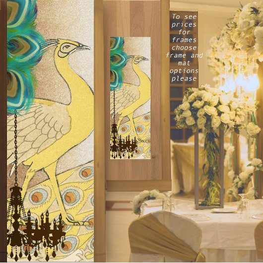 孔雀ローアリング20の結婚ポスター ポスター