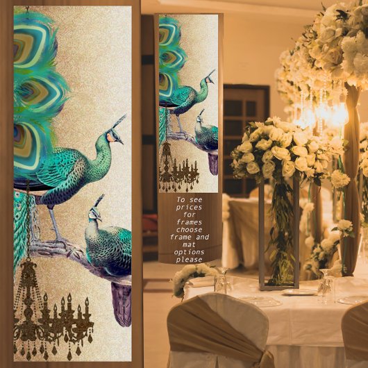 孔雀ローアリング20の結婚ポスター ポスター