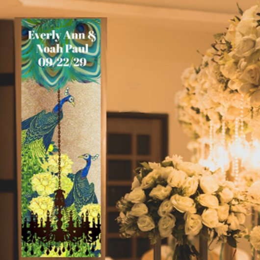 孔雀ローアリング20の結婚ポスター ポスター