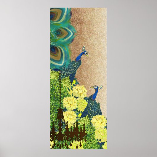 孔雀ローアリング20の結婚ポスター ポスター (正面)