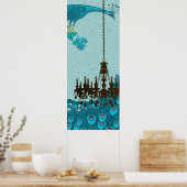 孔雀ローアリング20の結婚ポスター ポスター (キッチン)