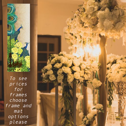 孔雀ローリング20のシャンデリア結婚ズ ポスター