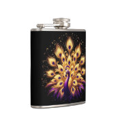 孔雀威厳のある止め フラスク (右)