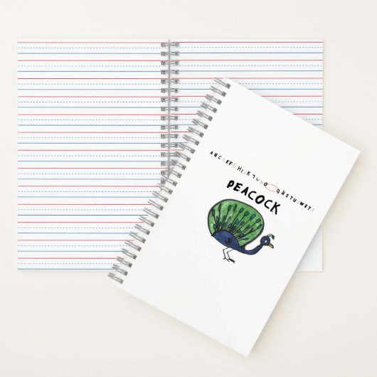 孔雀愛好家 ノートブック (内側)