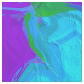 孔雀抽象芸術水彩画 ファブリック (クローズアップ)