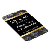 孔雀模様と金の帯 マグネット (右側)