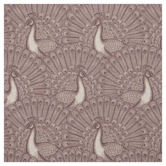 孔雀模様 ファブリック (見本)