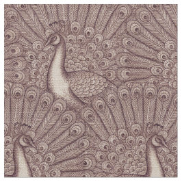 孔雀模様 ファブリック