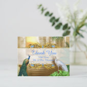 孔雀王室の寺夢ありがとう 案内ポストカード (スタンド正面)