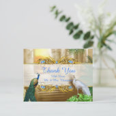 孔雀王室の寺夢ありがとう 案内ポストカード (スタンド正面)