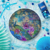 孔雀結婚の供給紙プレート ペーパープレート (パーティー)