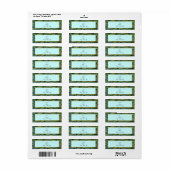 孔雀結婚住所 シール (フルシート)