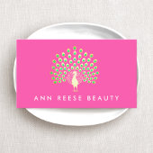 孔雀美しいファッション及びエンターテイメント 名刺