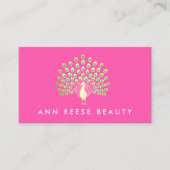 孔雀美しいファッション及びエンターテイメント 名刺 (正面)