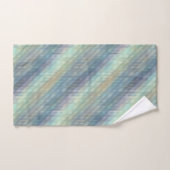 孔雀色いろいろなパターンアンサンブル バスタオルセット (ハンドタオル)